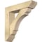 Ekena Millwork Olympic Slat Rough Sawn Bracket w/ Offset Brace, Douglas Fir, 6"W x 24"D x 24"H BKT0604X24X24OLY06RDF - alternate 1